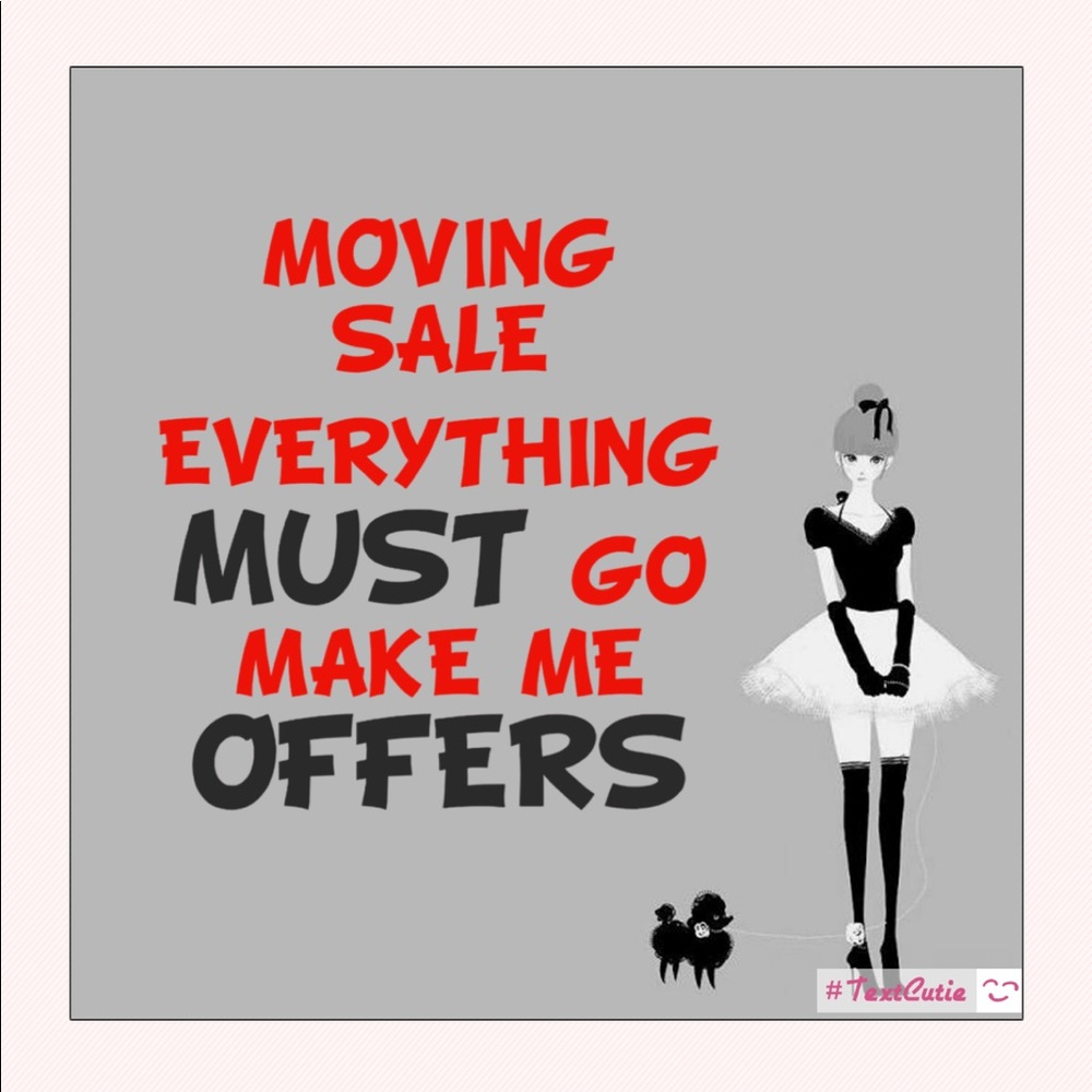 Moving Sale